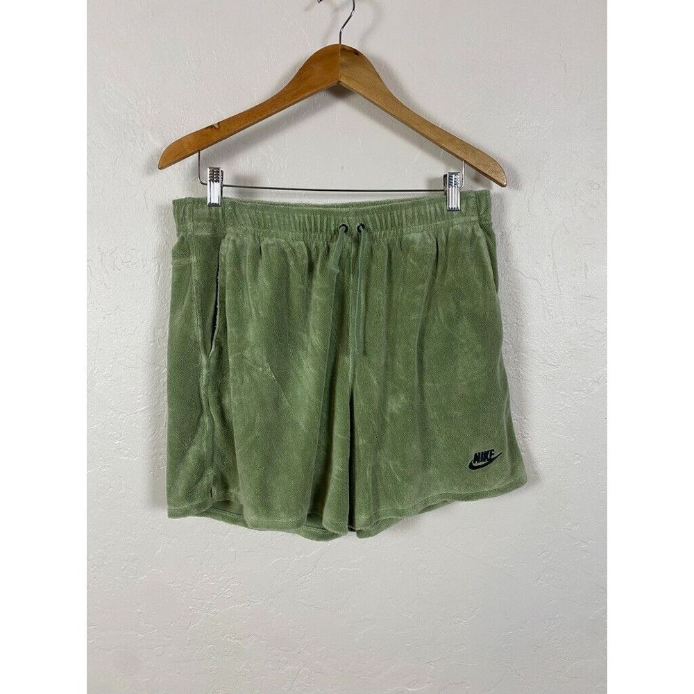 Nike Sportswear Terry Oil Green‎ Shorts Women's M